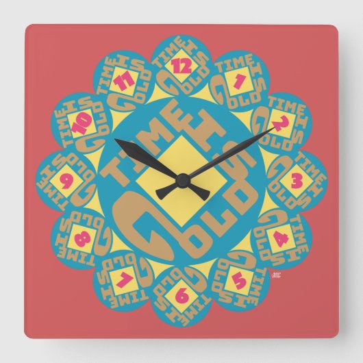 LOVE TIME IS GOLD BY MASANSER VIERKANTE KLOK (Voorkant)
