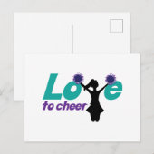 Love to Cheer Briefkaart (Voorkant / Achterkant)