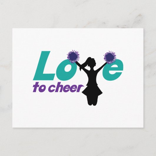 Love to Cheer Briefkaart (Voorkant)