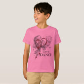 Love to Dance Kinder T-shirt (aanpasbaar) (Voorkant volledig)