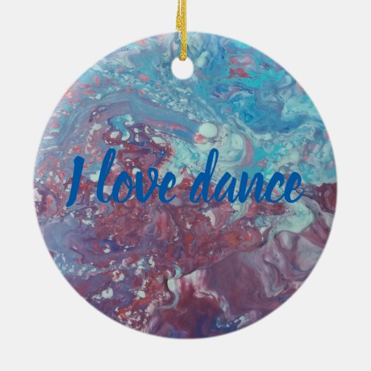 Love to Dance Ornament (Achterkant)