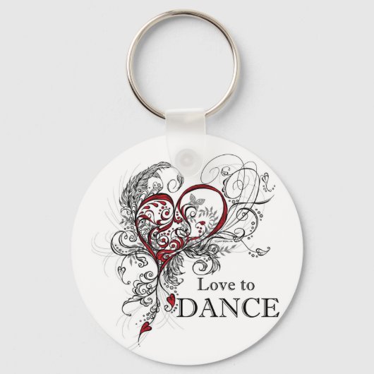 Love to Dance Sleutelhanger (Voorkant)