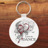 Love to Dance Sleutelhanger (Voorkant)