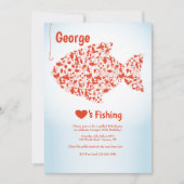 Love to Fish Party Uitnodiging (Voorkant)