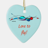 Love to Fly Swimmer Ornament (Rechts)