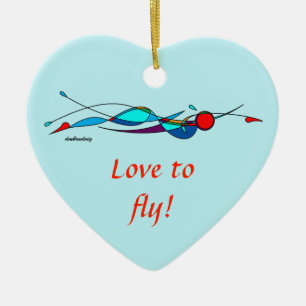 Love to Fly Swimmer Ornament