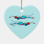 Love to Fly Swimmer Ornament (Achterkant)