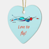 Love to Fly Swimmer Ornament (Links)