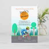 Love to Ride Invitation Kaart (Staand voorkant)