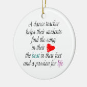 Love to Teach Dance Ornament (Links)