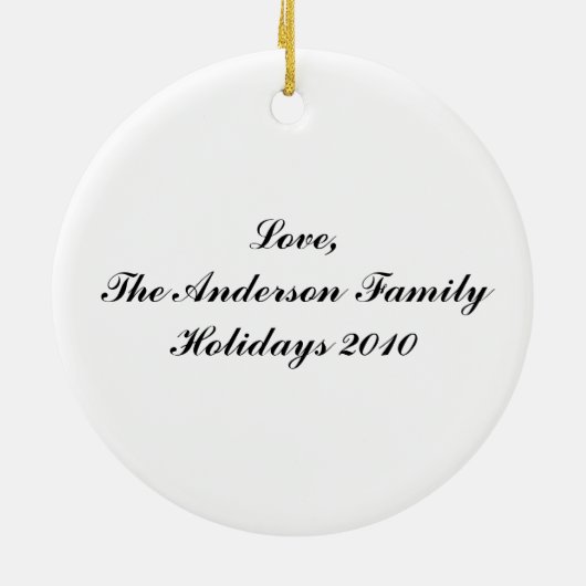 Love to Teach Dance  Ornament (Achterkant)