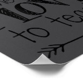 Love To Teach Sitive Affirmation Motivational Teac Poster (Hoek)