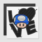 Love Toad - Blauwe magneet (Voorkant / Achterkant)