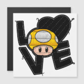 Love Toad - Gele magneet (Voorkant / Achterkant)