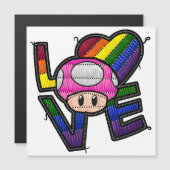 Love Toad - Regenboogmagneet (Voorkant / Achterkant)