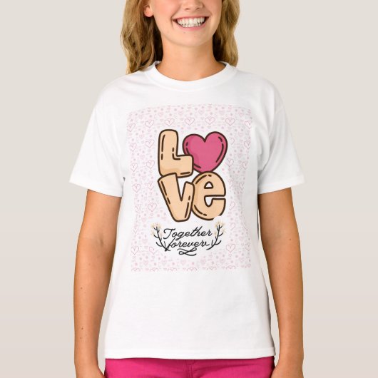 Love Together Forever Quote T-shirt (Voorkant)