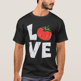 Love Tomato Gardening Vegetable Plant Gardener Man T-shirt