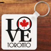 LOVE Toronto Canada Sleutelhanger (Achterkant)