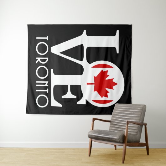 LOVE Toronto, Canada Wandkleed (In Situ (horizontaal))