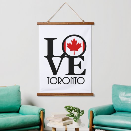 LOVE Toronto Hangend Wandkleed (Woonkamer)