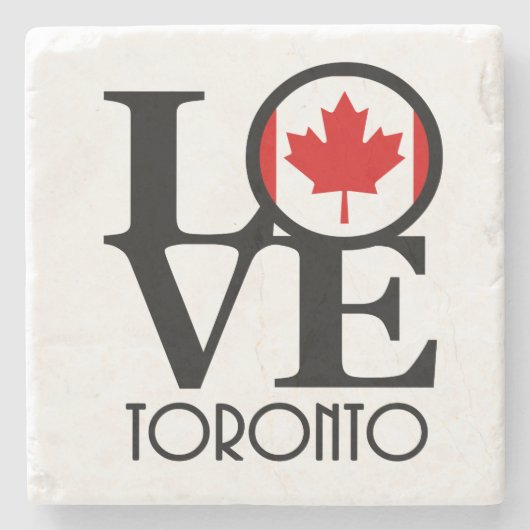 LOVE Toronto Stenen Onderzetter (Voorkant)
