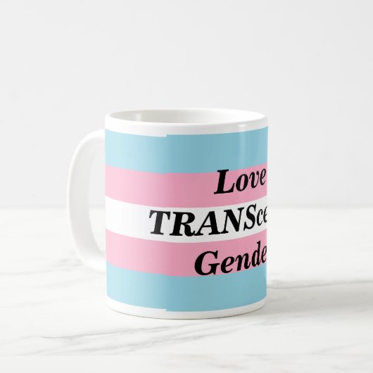 Love TRANScends Gender Mok (Voorkant links)