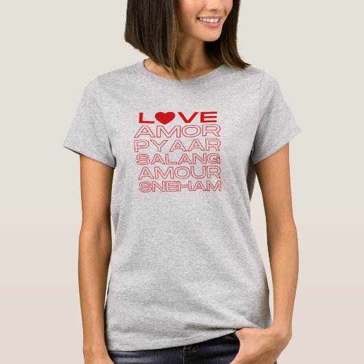 Love Translate T-Shirt (Voorkant)