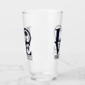 LOVE Travelers Rest 11oz Mok met tweetone koffie Glas (Links)