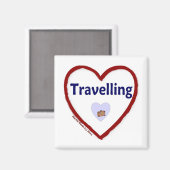 Love Traveling Magneet (Voorkant / Achterkant)