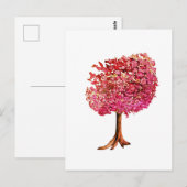 Love Tree Cherry Blossom Briefkaart (Voorkant / Achterkant)