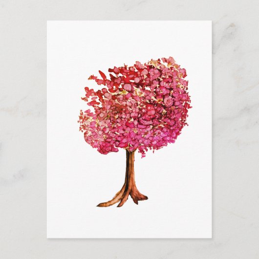 Love Tree Cherry Blossom Briefkaart (Voorkant)