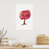 Love Tree Cherry Blossom Poster (Keuken)