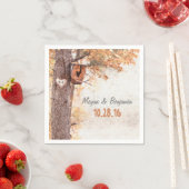 Love Tree Rustic Fall Wedding Servet (Insitu)
