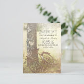 Love Tree Rustic  Save the Date briefkaart (Staand voorkant)