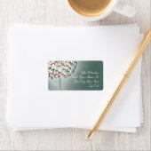 Love Tree schattig bruiloft adresetiketten Etiket (Insitu)