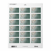 Love Tree schattig bruiloft adresetiketten Etiket (Full Sheet)