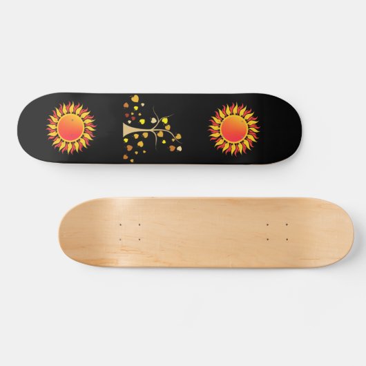 Love Tree Skateboard (Horizontaal)