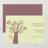 Love Tree - Sla de datumkaarten op Kaart (Voorkant / Achterkant)