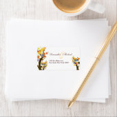 Love Trees: bruiloft adres label (Insitu)