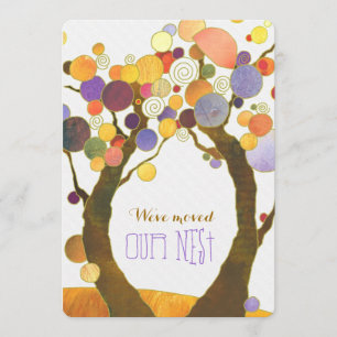 Love Trees New Home Housewarming Party Invitations Kaart