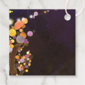 Love Trees Paars Wedding Bedankt Bedankjes Labels (Achterkant)