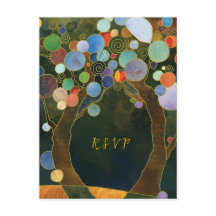 Love Trees Rustic Wedding Meal Choice RSVP