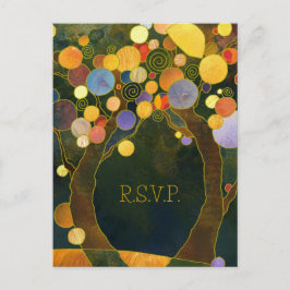 Love Trees Rustic Wedding Menu Choice RSVP