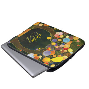 Love Trees Stijlvolle illustratie Laptop Sleeve