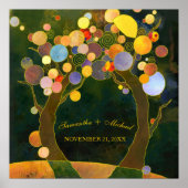 Love Trees, Symbol of Love Wedding Ceremony Poster (Voorkant)