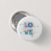 LOVE Trendy Stylish Modern Graphic Button (Voorkant /achterkant)
