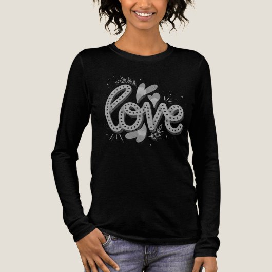 Love Tri-Blend shirt (Voorkant)
