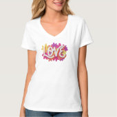 LOVE Tri-Blend T-shirt (Voorkant)