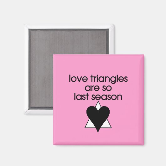 Love Triangles Magnet (Voorkant / Achterkant)
