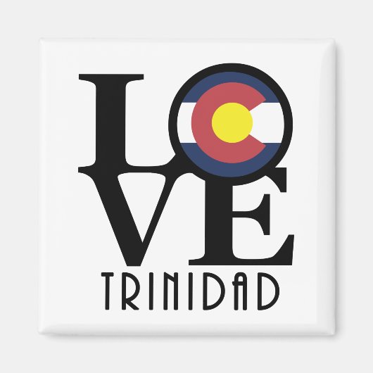 LOVE Trinidad Colroado Magneet (Voorkant)